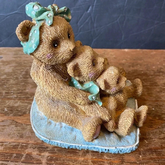 Cottage Core 3 Bear's Family Mama and Babies Home Office Figuring Stastu Decor - Picture 5 of 5